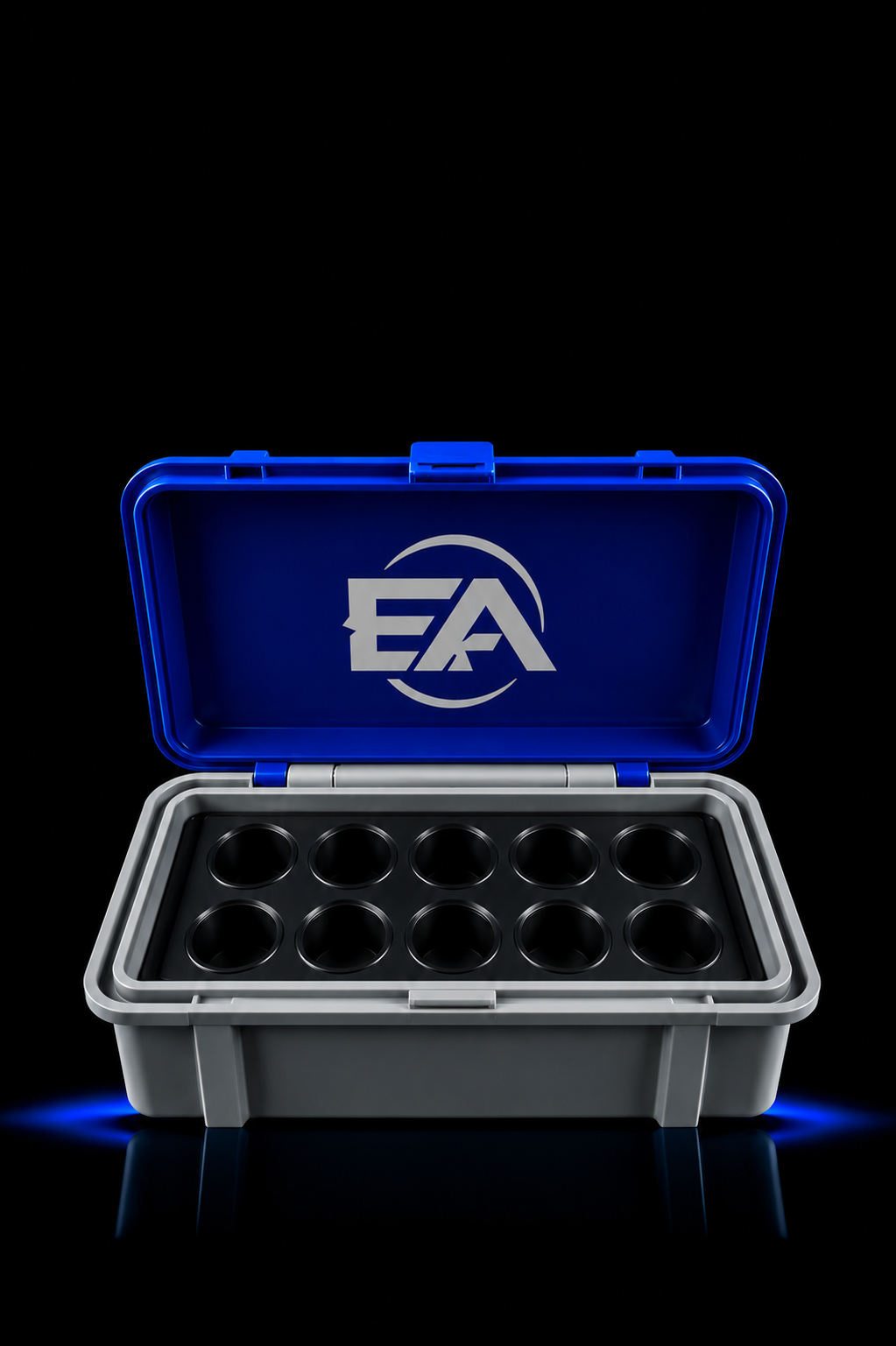 10-Vial Storage Case for Standard 3 mL Vials