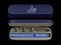 V4 Reusable Pen - Blue Pen with Blue Case