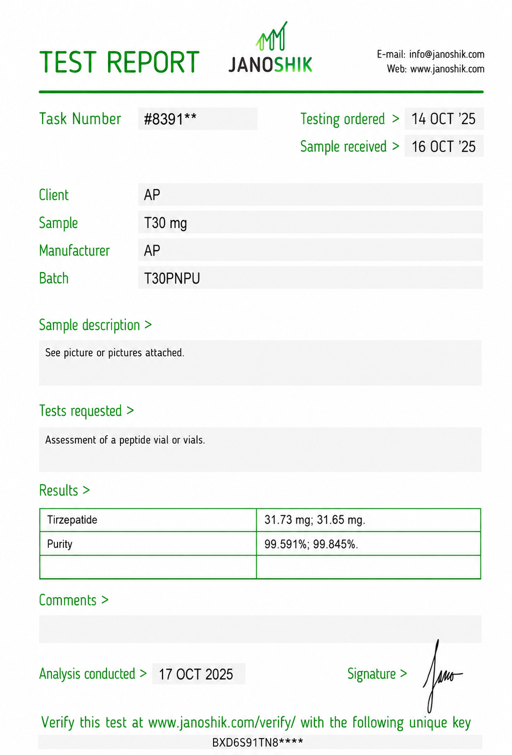 10-Pack Tirzepatide 30mg