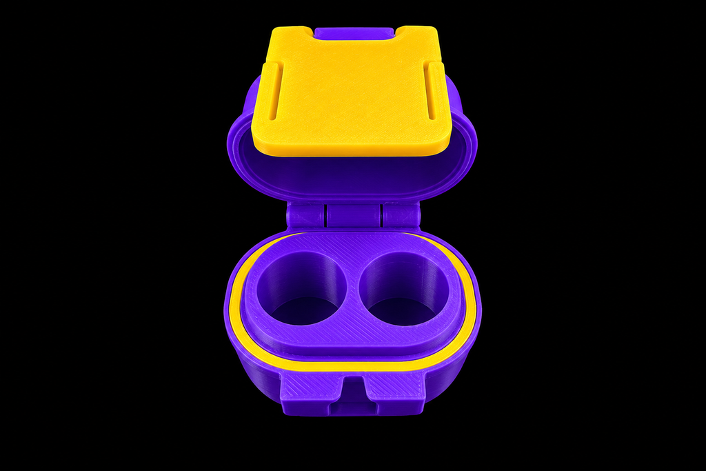 2-Vial Storage Case for Standard 3ml Vials