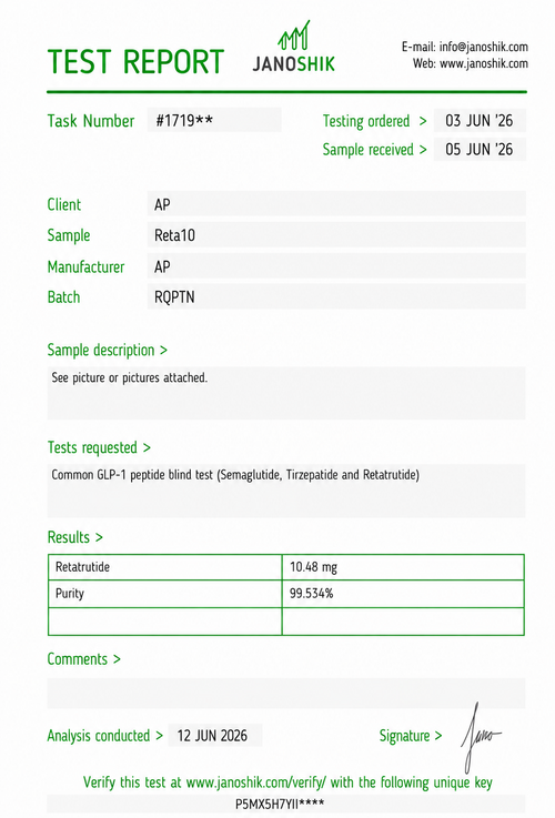 10-Pack Retatrutide 10mg
