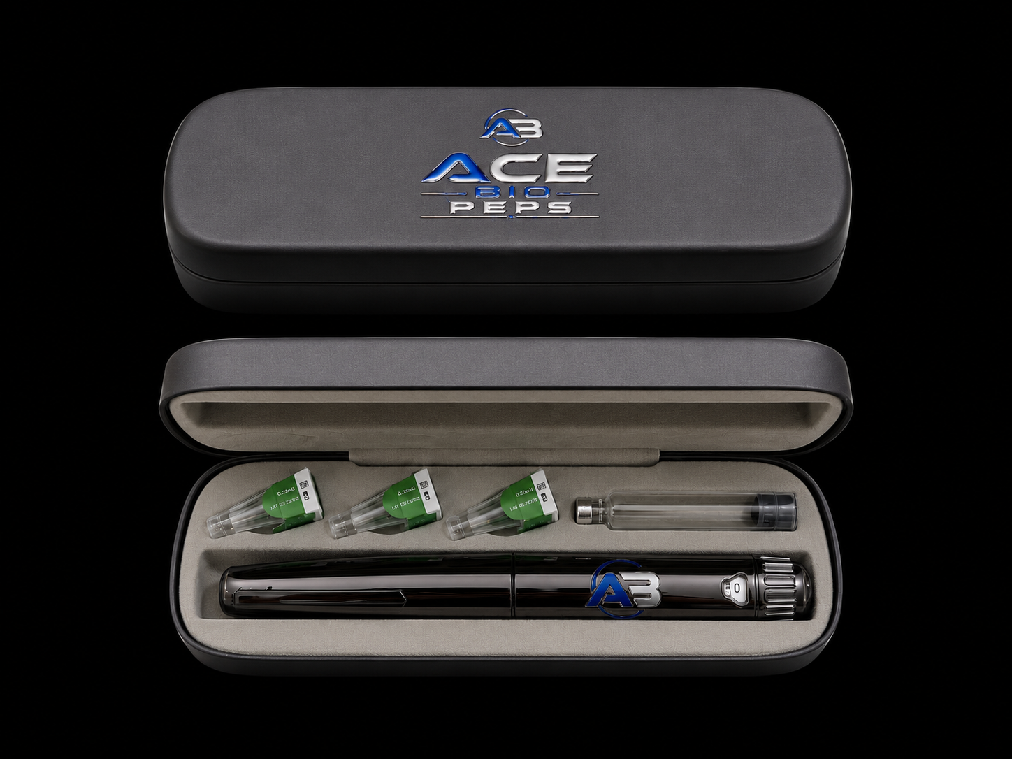 V4 Reusable Pen - Grey Pen with Grey Case